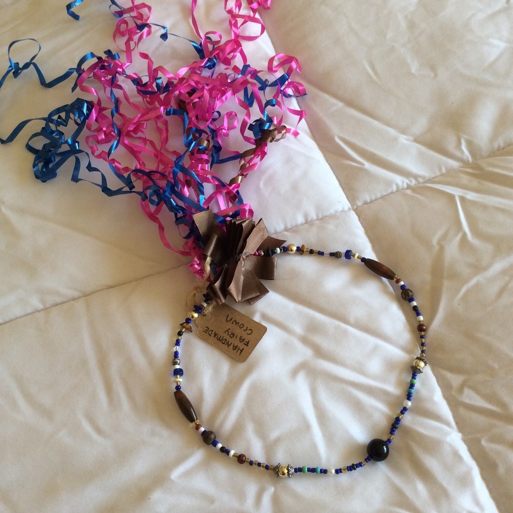 F A I R Y L A N D Princess Handmade Bead Crown